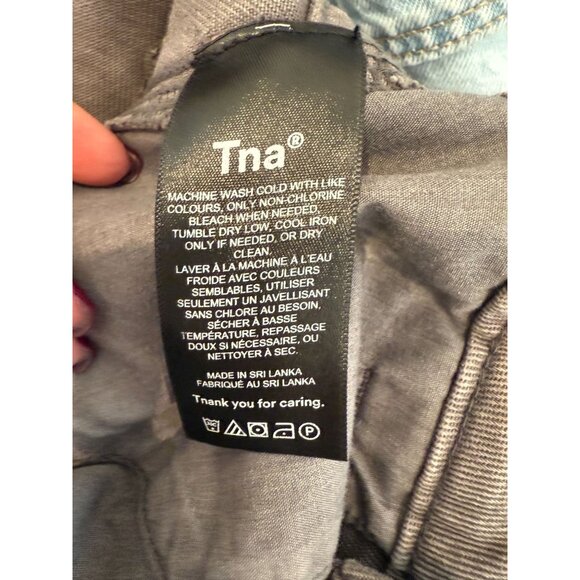 Aritzia TNA Gray Gramercy Cargo Carpenter Pant - Size 0 - Picture 3 of 9